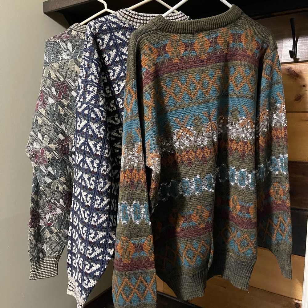 Colorful Patterned Sweaters - Picture 2 of 11